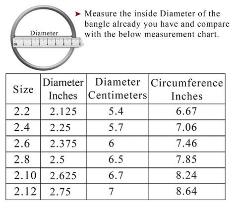 standard bangle size.